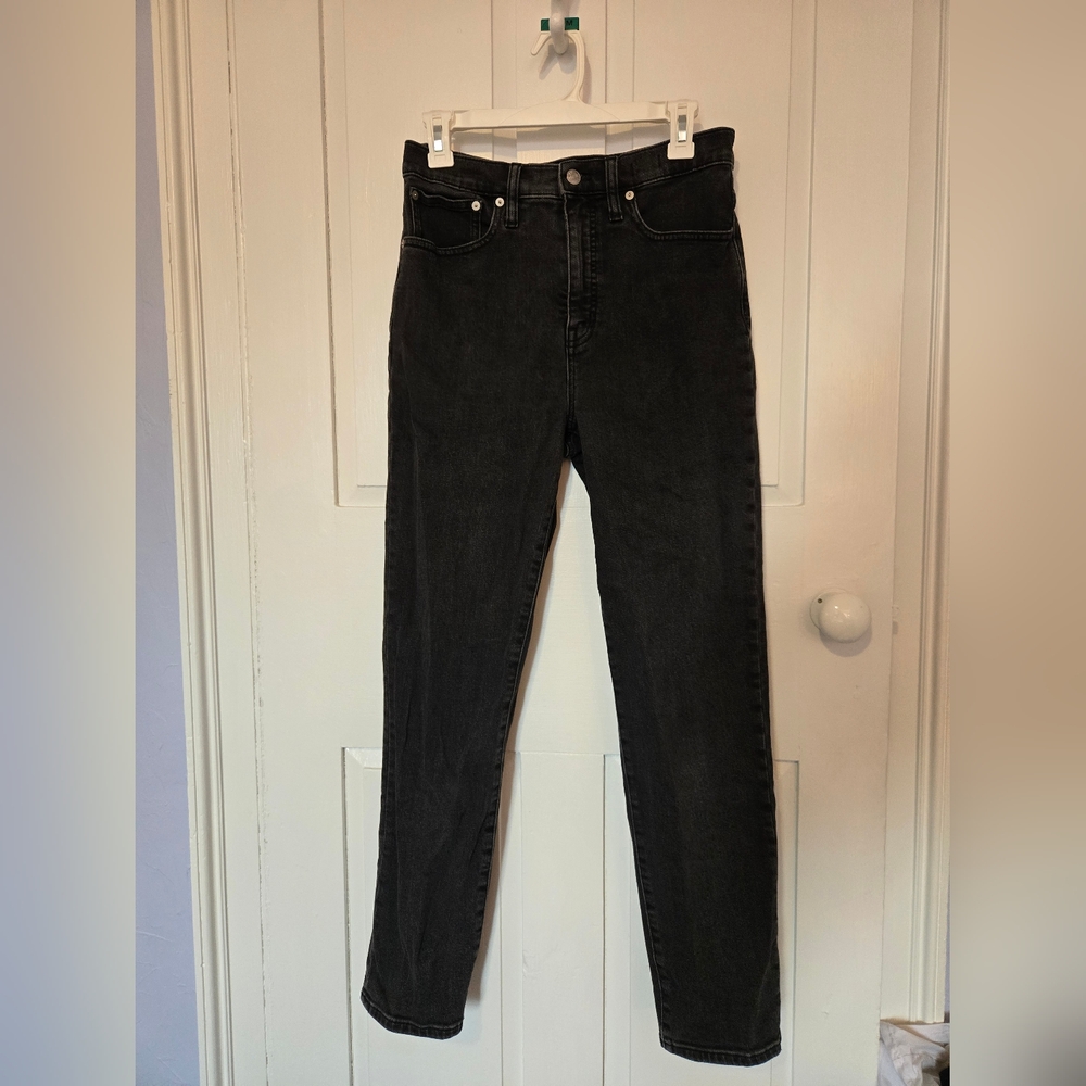 Madewell Black Straight Leg Jeans Versatile Style
